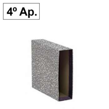 CAJA ARCHIVADOR PLUS 4º APAIS. GRIS