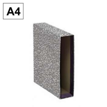 CAJA ARCHIVADOR PLUS A4 GRIS