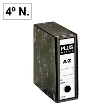 ARCHIVADOR PLUS 4 NAT. JASPE NEGRO