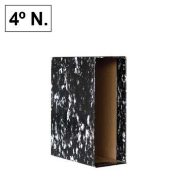CAJA ARCHIVADOR PLUS 4º NAT. NEGRO
