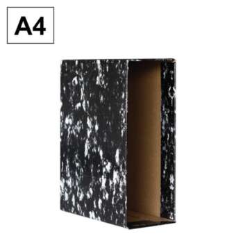 CAJA ARCHIVADOR PLUS A4 NEGRO JASP.