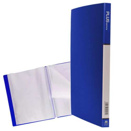 CARPETA FUNDAS PLUS A4 RIGIDO 20F AZL