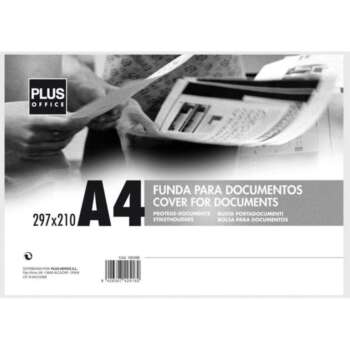 FUNDA DOCUMENTOS PLUS A4 RIGIDA TRANS