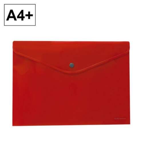 SOBRE PP PLUS A4 BROCHE APAIS. ROJO