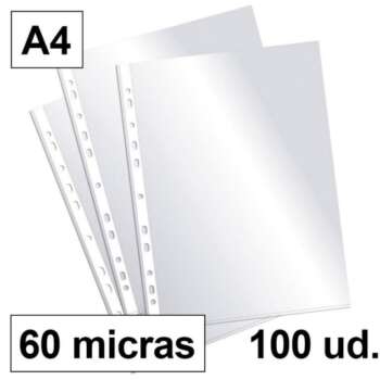 FUNDA MULT.PLUS A4 60MC CRIST.100F
