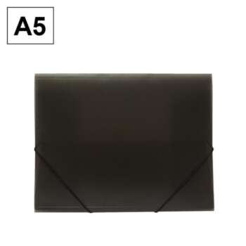 CARPETA PP PLUS A5 G/S TRASLUC. HUMO