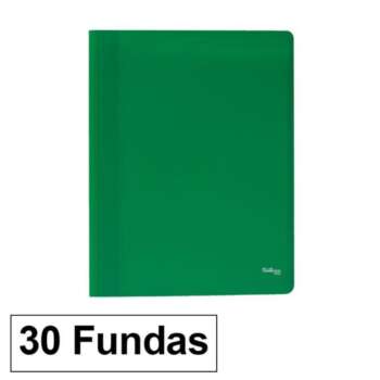CARPETA FUNDAS PLUS A4 ECO 30F VERDE