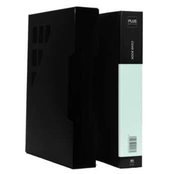 CARPETA FUNDAS PLUS A4 RIGIDO 80F NGR