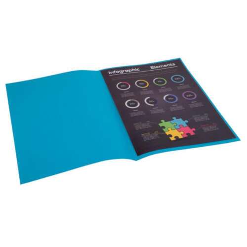 SUBCARPETA EXACOMP A4 80G TURQUESA