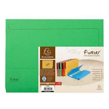SUBCARPETA EXACOMP A4 BOLSA VERDE