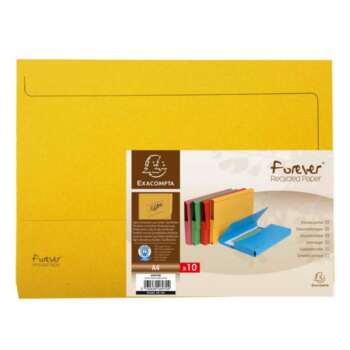 SUBCARPETA EXACOMP A4 BOLSA AMARILLO