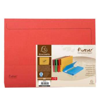 SUBCARPETA EXACOMP A4 BOLSA ROJO
