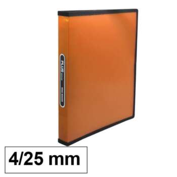CARPETA PP PLUS A4 4A/25 NARANJA RAY.