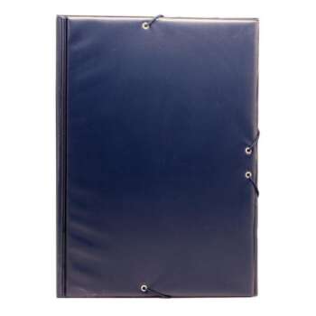 CARPETA ALCES Fº GOMA AZUL MARINO