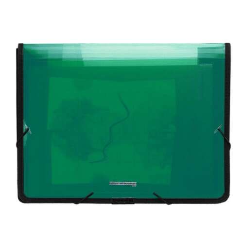 CARPETA PP PLUS A4+ GOMAS RIBETE VERD