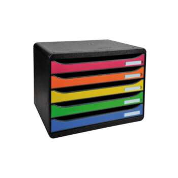 MODULO EXAC.5CAJON BIG APA NEGR/COLOR