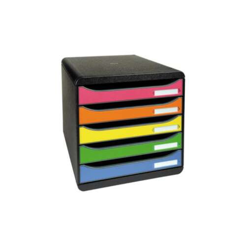 MODULO EXAC.5CAJONES BIG VERT NEG/COL