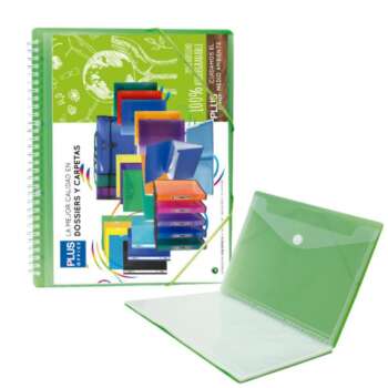 CARPETA FUNDAS PLUS ESP.GOMA 50F VERD
