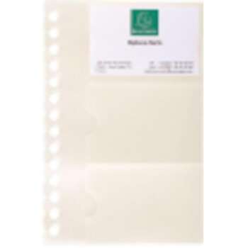 FUNDA TARJETERO EXACOM PP 190x125 10U