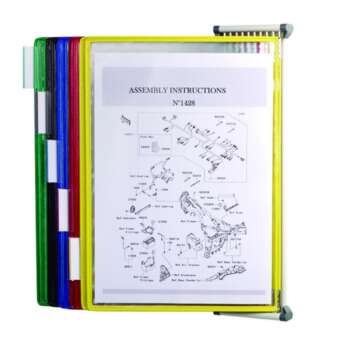 CLASIFIC.PARED TARIFOLD A4 METAL.10F