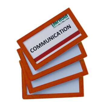 MARCO IDENTIF.TARIFOLD ADH.80X45 ROJO