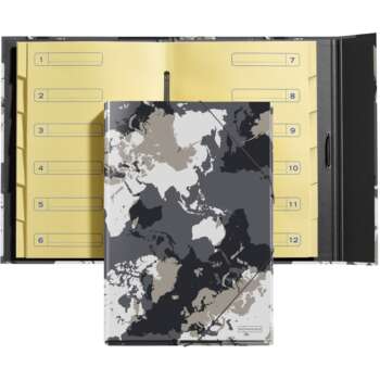 CARPETA FUNDAS PLUS A4 ECO 20F GRIS M
