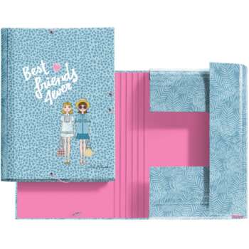 CARPETA FUNDAS PLUS A4 10F TRAS.GRISM