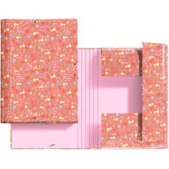 CARPETA FUNDAS PLUS A4 30F TRAS.OCRE