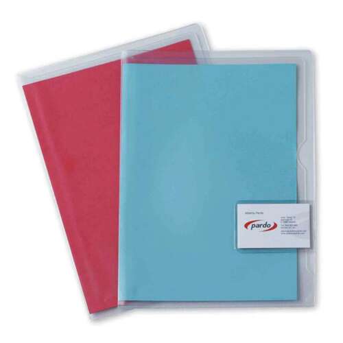 DOSSIER PARDO 215X35 PVC C/TARJETERO