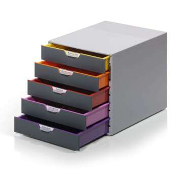 CAJONERA DURABLE 5 CAJONES COLORES