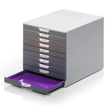 CAJONERA DURABLE 10 CAJONES COLORES