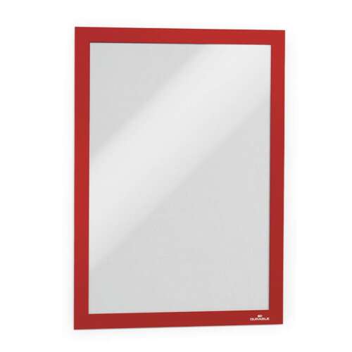 MARCO INFORMATIVO DURABLE AD A4 ROJO