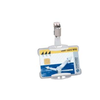 PORTANOMBRES DURABLE PINZA TRANSPAR.