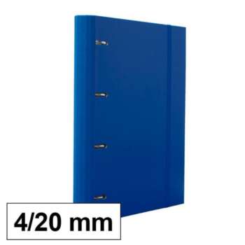 CARPETA PLUS PP/C 4A/20 RECAM.AZUL