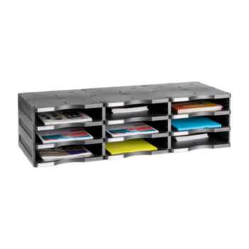 MODULO ARCHIVODOC 9 CAJONES NEGRO