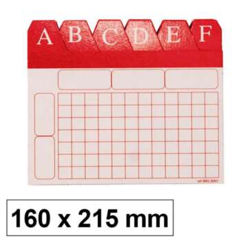 INDICE ALF.FICHERO Nº5 160X215 CARTON