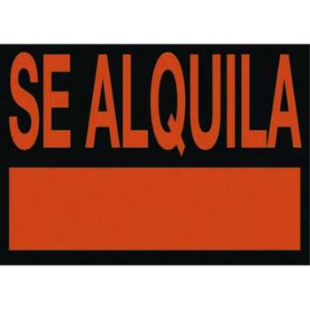 CARTEL ARCH.2000 PVC SE ALQUILA 50X70