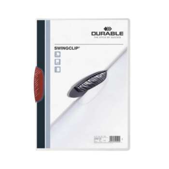 DOSSIER DURABLE A4 PINZA 30H ROJO
