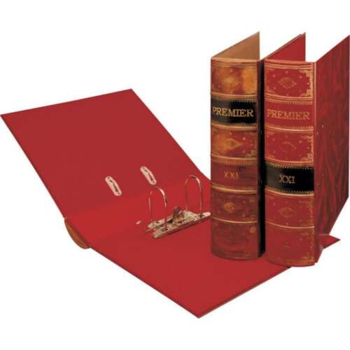 ARCHIVADOR PARDO F PREMIER  ROJIZO