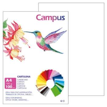 CARTULINA CAMPUS A4 180G BLANCO