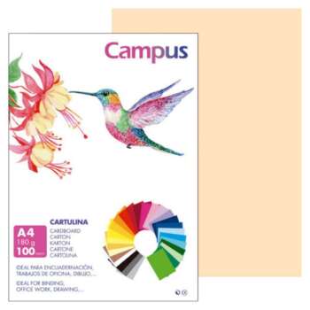 CARTULINA CAMPUS A4 180G CREMA
