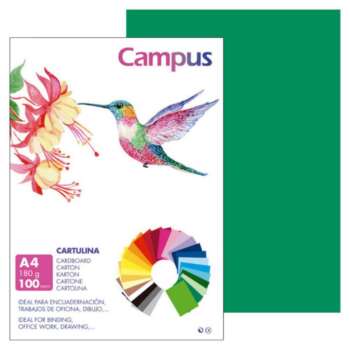 CARTULINA CAMPUS A4 180G V.PINO