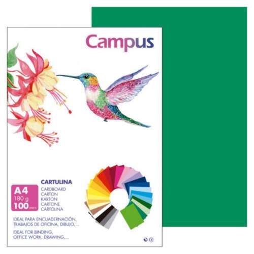 CARTULINA CAMPUS A4 180G V.PINO