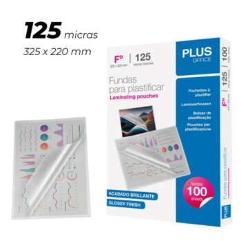 FUNDA PLAST.PLUS Fº325X220 125MC 100U