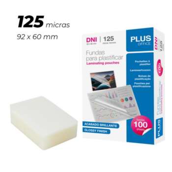 FUNDA PLAST.PLUS 92X60 125MC 100U