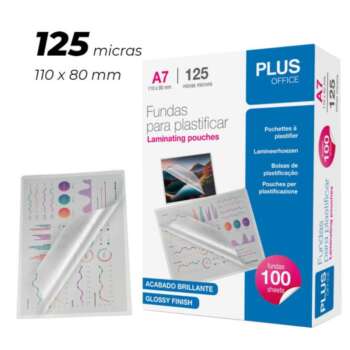 FUNDA PLAST.PLUS 110X80 125MC 100UD