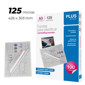 FUNDA PLAST.PLUS A3 426x303 125M 100U
