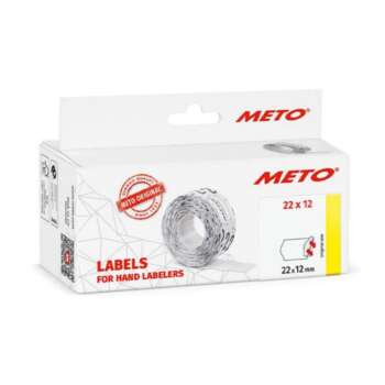 ETIQUETA METO 22X12 1LINEA BLANC PERM