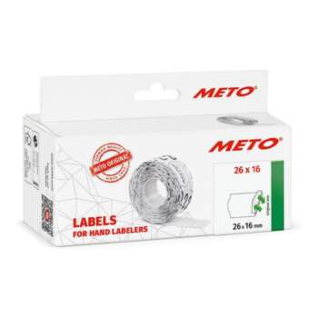 ETIQUETA METO 26X16 2LINEA BLANC REMO