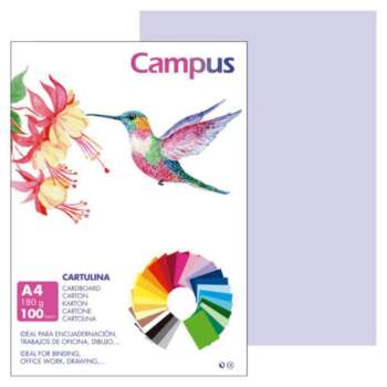 CARTULINA CAMPUS A4 180G LILA